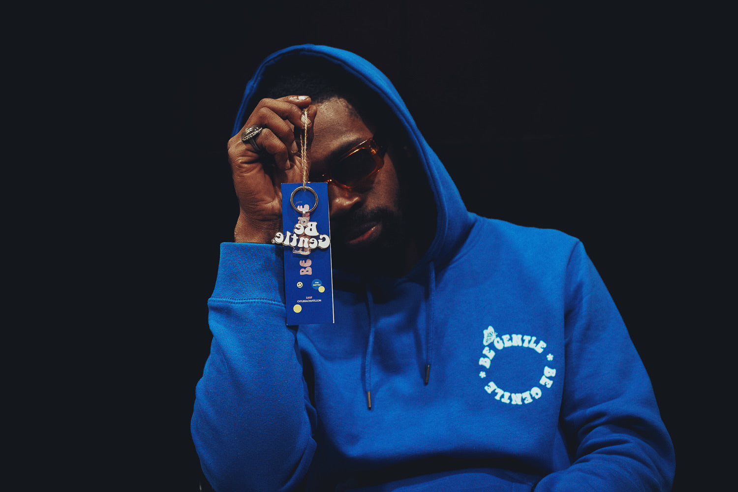 Be Gentle Hoodie French Blue